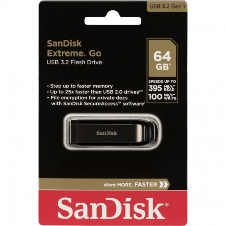 SanDisk Cruzer Extreme Go 64GB USB 3.2 mälupulk SDCZ810-064G-G46