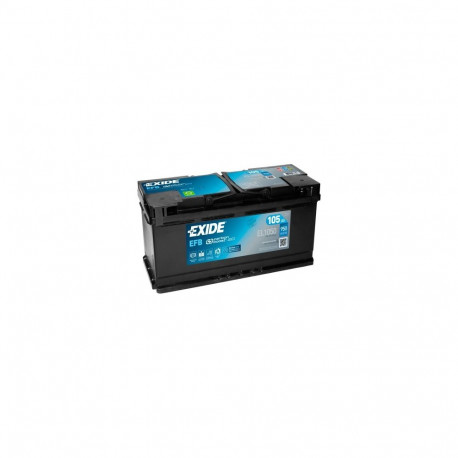 Exide EFB 105Ah 950A 392x175x190-+
