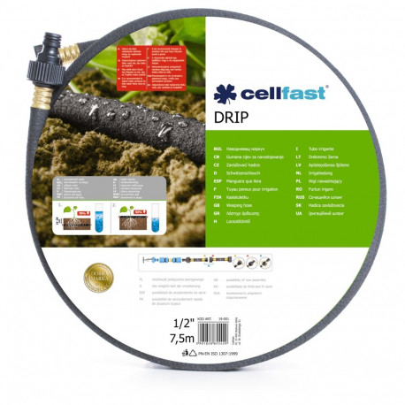 Cellfast Drip irrigation hose 1/2" 7.5m (19-001)