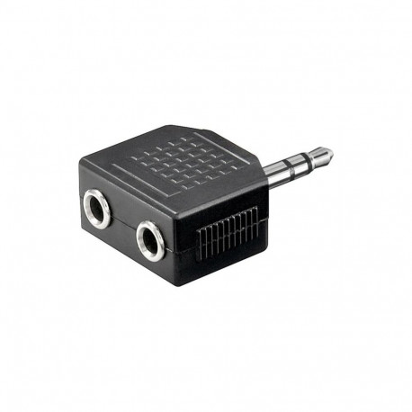 Goobay Headphone AUX adapter; 3.5 mm jack 1-to-2