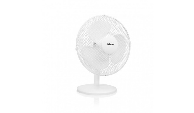 Tristar Desk fan VE-5724 Diameter 30 cm, White, Number of speeds 3, 40 W, Oscillation