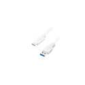 Logilink USB 3.2 Gen 1x1 Cable CU0174 1 m, White, USB-A Male, USB-C Male