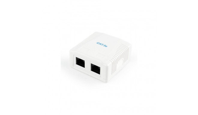 Gembird CABLE ACC MOUNT BOX 2XCAT5E/NCAC-2U5E-01