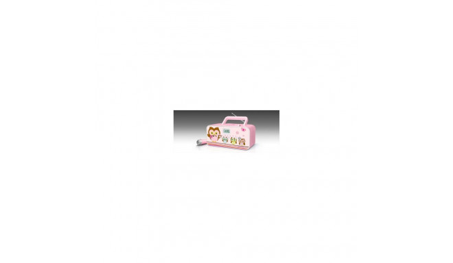 Muse M-29KP Pink/Image, 30 W, Portable radio CD/MP3 player with USB,