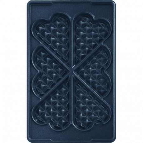 TEFAL XA800612 Heart shape Waffle plates for SW852 Sandwich maker, Black