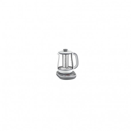 TEFAL BJ551B10 Tastea Kettle, Glass, Grey/White