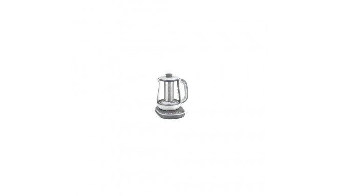 TEFAL BJ551B10 Tastea Kettle, Glass, Grey/White