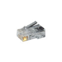 Logilink MP0002 CAT5e Modular PlugSuitable for 8P8C Round CablePlug unshieldedGold-plated contacts, 