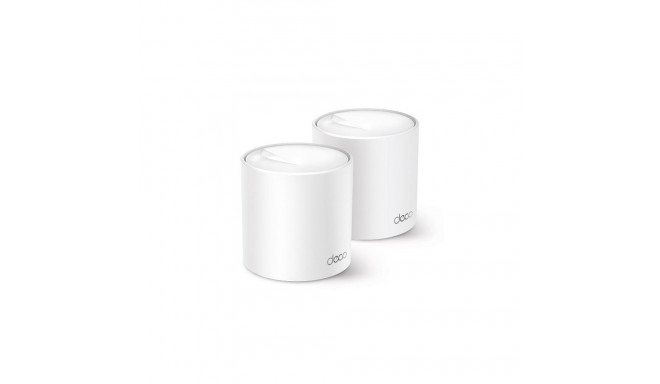 TP-Link Whole Home Mesh Wi-Fi 6 System Deco X50 (2-pack) 802.11ax, 574+2402 Mbit/s, Ethernet LAN (RJ