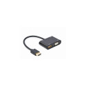 Gembird I/O ADAPTER HDMI TO HDMI/VGA/A-HDMIM-HDMIFVGAF-01
