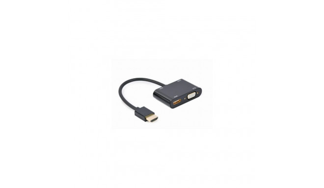Gembird I/O ADAPTER HDMI TO HDMI/VGA/A-HDMIM-HDMIFVGAF-01