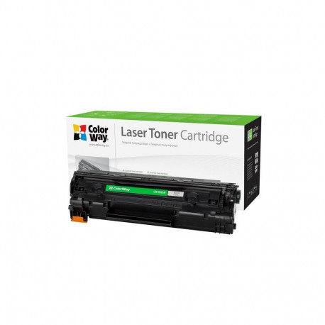 ColorWay Econom Toner Cartridge, Black, HP CE285A; Canon 725