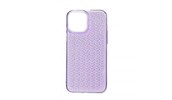 iLike Apple iPhone 14 Silicone case Shine Transparent Violet
