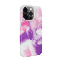 Evelatus Apple iPhone 15 Pro Max Premium Silicone case Customized Print Purple