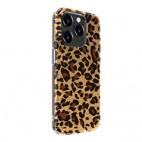 Evelatus Apple iPhone 15 Pro PC Customized Print Design Leopard