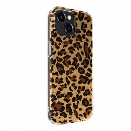 Evelatus Apple iPhone 15 PC Customized Print Design Leopard