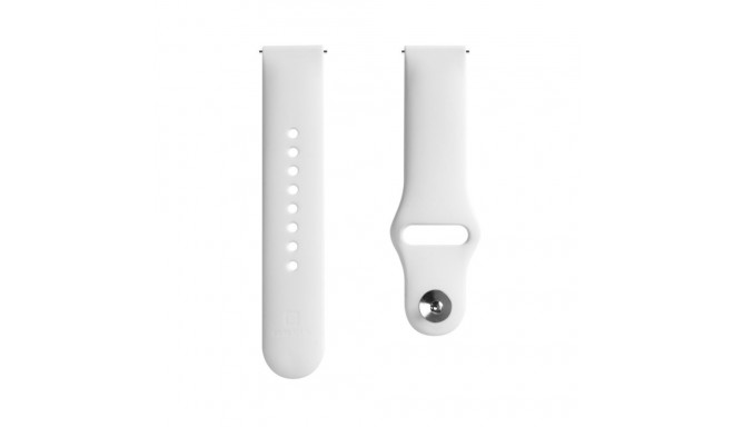 Evelatus 22mm Silicone Loop Watch Straps (130mm M/L) White