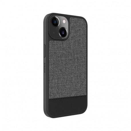 Evelatus Apple iPhone 15 Plactic Leather Magsafe Back Cover Gray