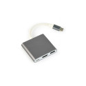 Gembird I/O ADAPTER USB-C TO HDMI/USB3/USB-C A-CM-HDMIF-02-SG