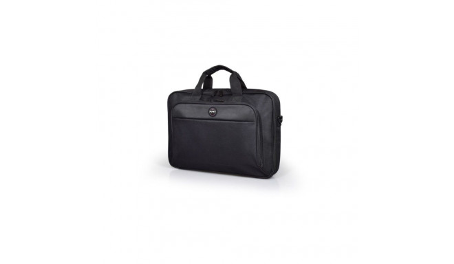 PORT DESIGNS HANOI II CLAMSHELL 13/14 Briefcase, Black Laptop case HANOI II Clamshell Shoulder strap
