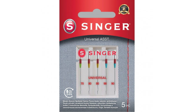 Singer Universal Needle ASST 5PK for Woven Fabrics