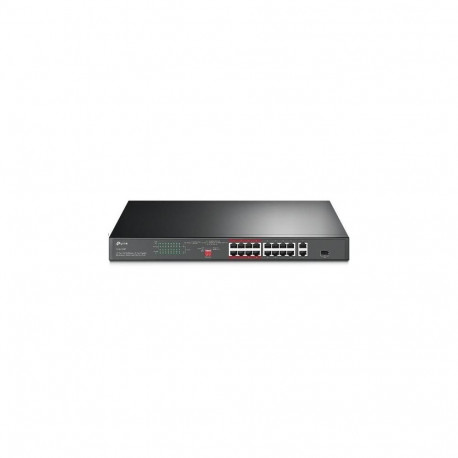 TP-Link Switch||TL-SL1218P|Desktop/pedestal|16x10Base-T / 100Base-TX|PoE+ ports 16|TL-SL1218P