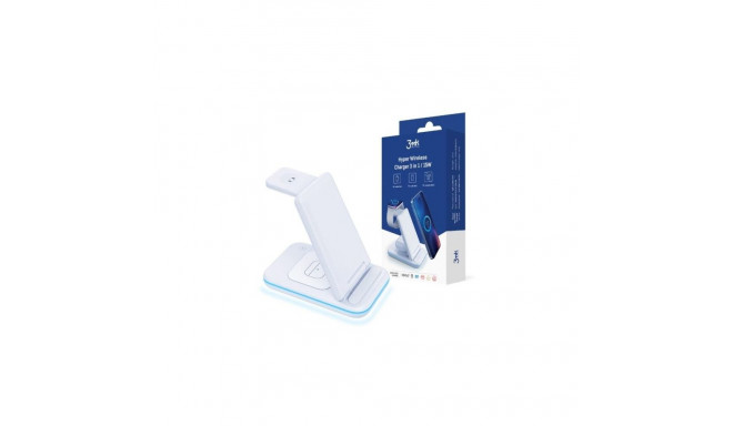 3MK Accessories Hyper Wireless Charger 3w1 15W White