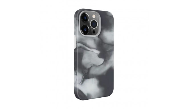 Evelatus Apple iPhone 14 Pro Max Premium Silicone case Customized Print Gray