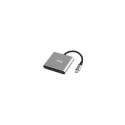 Natec Multi-Port Adapter, Fowler, USB-C, HDMI, USB 3.0