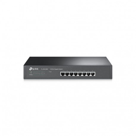 TP-Link 8-Port Gigabit Switch TL-SG1008 10/100/1000 Mbps (RJ-45), Unmanaged, Desktop/Rackmountable,