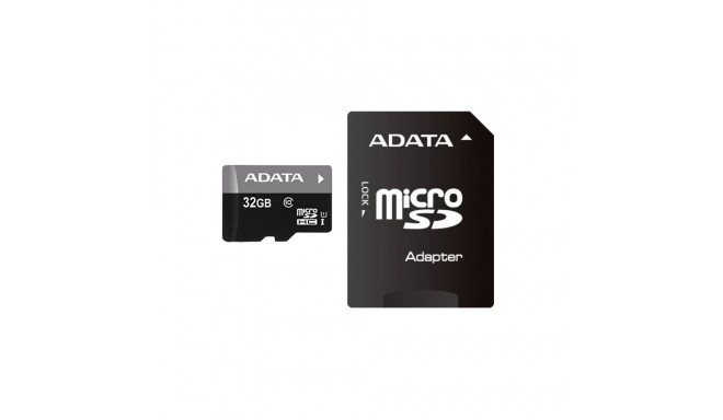 ADATA Premier UHS-I 32 GB, MicroSDHC, Flash memory class 10, Adapter