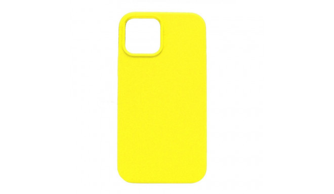 Evelatus Apple iPhone 12 mini Premium Soft Touch Silicone Case Lemon Yellow