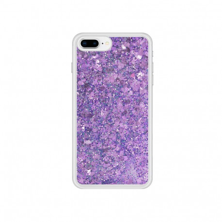Evelatus Apple iPhone 7/8 Shining Quicksand Case Purple