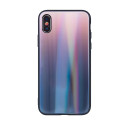 GreenGo kaitseümbris Huawei P Smart 2019/Huawei Honor 10 Lite Glass TPU Brown, must