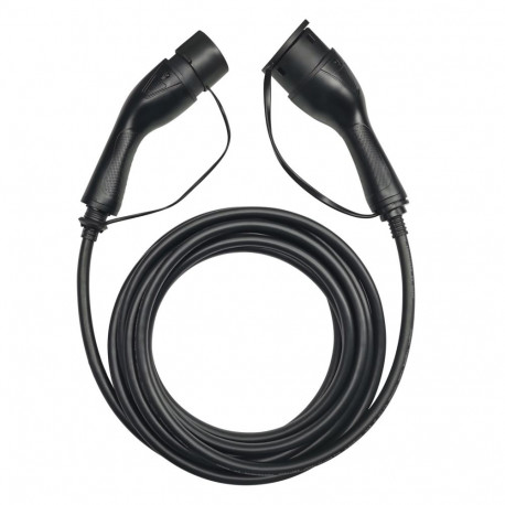 EV Charge AUX3275T2 Premium EU CE Universal Cable 22 KW 32A Type 2 to Type 2 7.5M Black