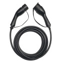 EV Charge AUX3275T2 Premium EU CE Universālais kabelis 22 KW 32A Tips 2 uz Tips 2 7.5M Melns