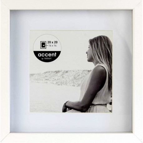 Nielsen Aura white 20x20 Wood incl. Passepartout 1115001