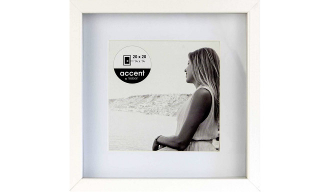 Nielsen Aura white 20x20 Wood incl. Passepartout 1115001