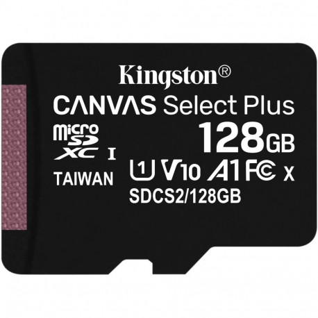 "CARD 128GB Kingston Canvas Select Plus microXC 100MB/s"