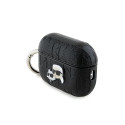 Karl Lagerfeld KLAP2PGKCPK AirPods Pro2 (2022/2023) cover black Monogram Karl & Choupette Hea
