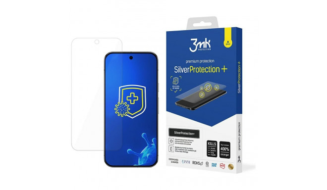 3MK SilverProtect+ märgpaigaldatav antimikroobne kile Google Pixel 9 Pro XL jaoks