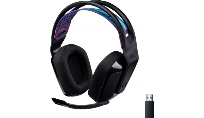 Logitech G535 LIGHTSPEED mustad kõrvaklapid (981-000972)