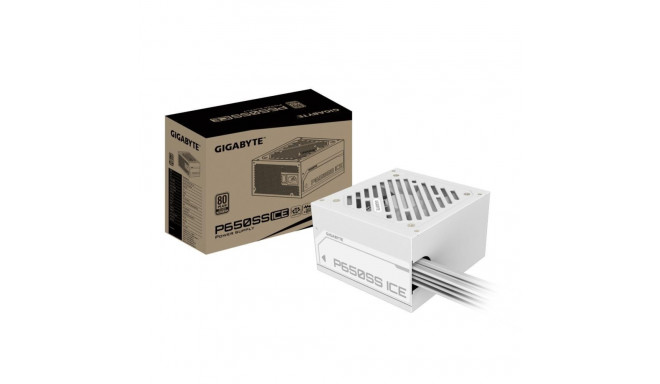 Gigabyte Power Supply||GP-P650SS ICE|650 Watts|Efficiency 80 PLUS SILVER|PFC Active|MTBF 100000 hour