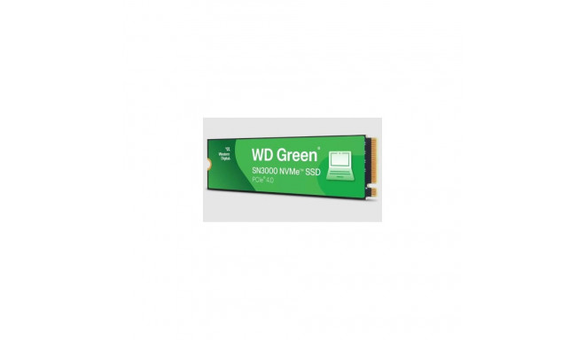 Western Digital SSD||Green|1TB|M.2|PCIe Gen4|NVMe|Write speed 4200 MBytes/sec|Read speed 5000 MBytes