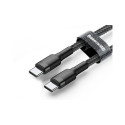 Baseus Cafule USB-C ->USB-C laadimiskaabel 60W | PD 2.0 | 200 cm must