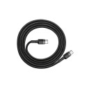 Baseus Cafule USB-C ->USB-C laadimiskaabel 60W | PD 2.0 | 200 cm must