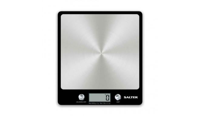 Salter 1241A BKDRCEU16 Evo Electronic Kitchen Scale Black