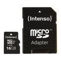 Intenso MEMORY MICRO SDHC 16GB C10/W/ADAPTER 3433470
