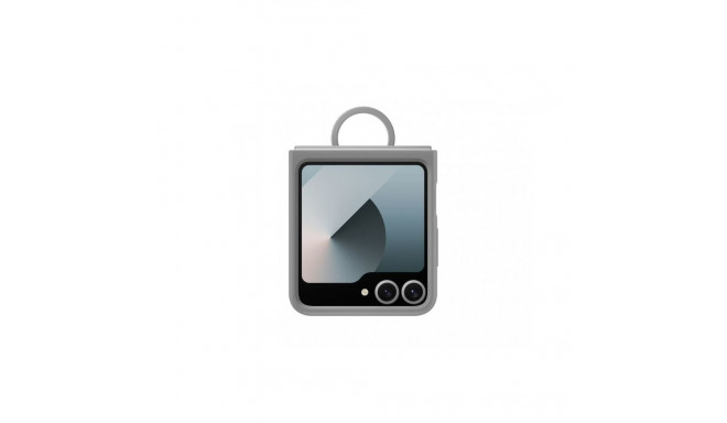 Samsung - EF-PF741TJE Samsung Silicone Cover with Ring for Galaxy Z Flip 6 Gray
