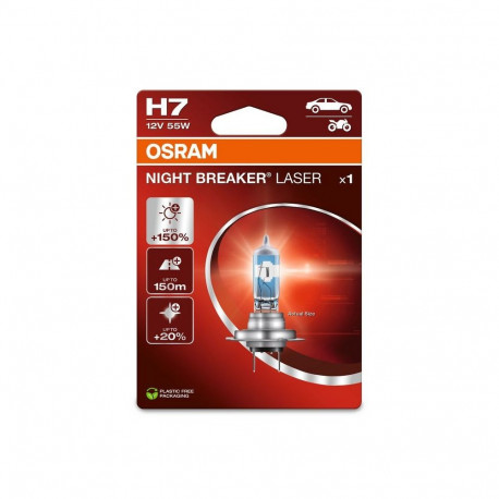 H7 12V 55W Night Breaker Laser +150% 1tk
